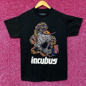 Incubus Snake in Skull Tshirt size Medium